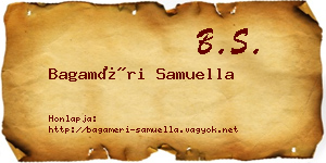 Bagaméri Samuella névjegykártya